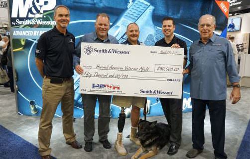 Smith & Wesson Donates $50,000 to Honored American Veterans Afield